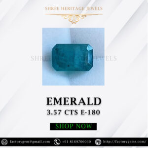3.57 Carat Natural Emerald Stone