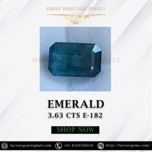 3.63 Carat Natural Emerald Stone