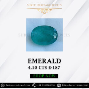 4.10 Carat Natural Emerald Stone