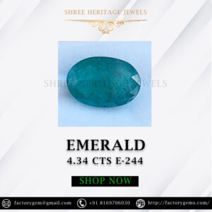 4.34 Carat Natural Emerald Stone