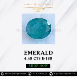 4.48 Carat Natural Emerald Stone