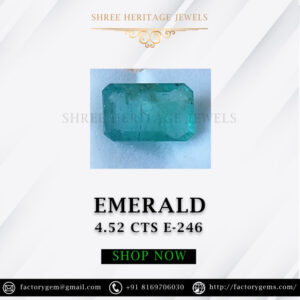 4.52 Carat Natural Emerald Stone