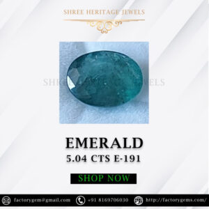 5.04 Carat Natural Emerald Stone