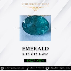 5.13 Carat Natural Emerald Stone
