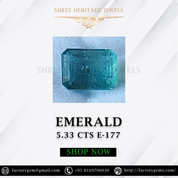 5.33 Carat Natural Emerald Stone