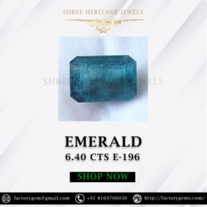 6.40 Carat Natural Emerald Stone