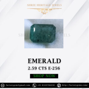 2.59 Carat Natural Emerald Stone