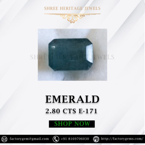 2.80 Carat Natural Emerald Stone