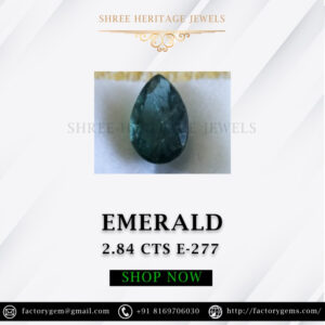 2.84 Carat Natural Emerald Stone