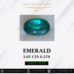 3.05 Carat Natural Emerald Stone