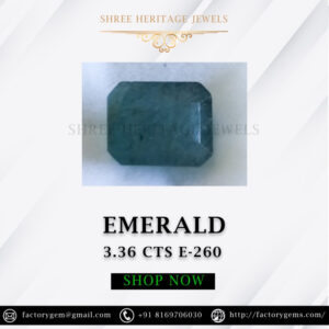 3.36 Carat Natural Emerald Stone