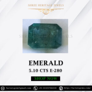5.10 Carat Natural Emerald Stone