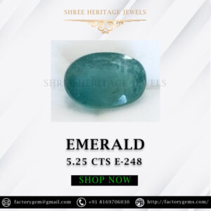 5.25 Carat Natural Emerald Stone