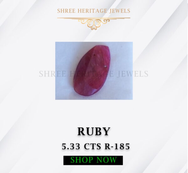 5.33 Carat Natural Ruby Stone