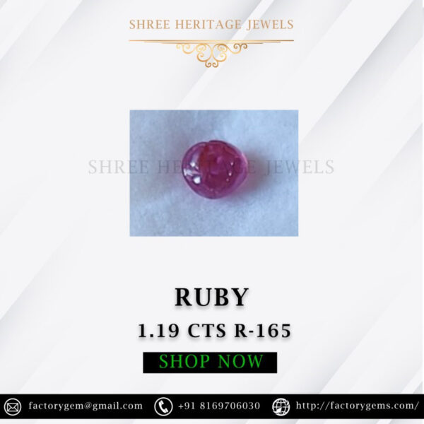 1.19 Carat Natural Ruby Stone