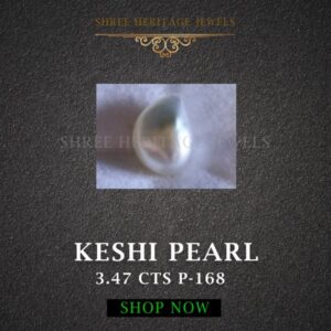 3.47 Carat Natural Keshi Pearl Stone