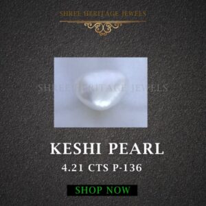 4.21 Carat Natural Keshi Pearl Stone