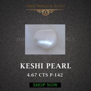4.67 Carat Natural Keshi Pearl Stone