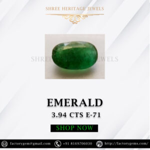 3.94 Carat Natural Emerald Stone