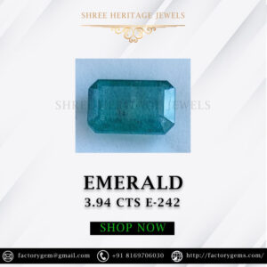 3.94 Carat Natural Emerald Stone