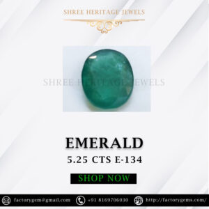 5.25 Carat Natural Emerald Stone