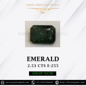 2.53 Carat Natural Emerald Stone
