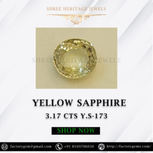 3.17 Carat Natural Yellow Sapphire