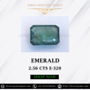 2.56 Carat Natural Emerald stone