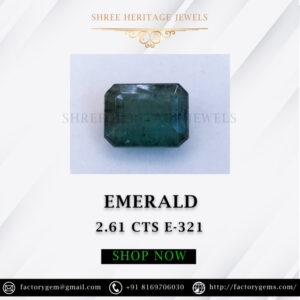 2.61 Carat Natural Emerald stone