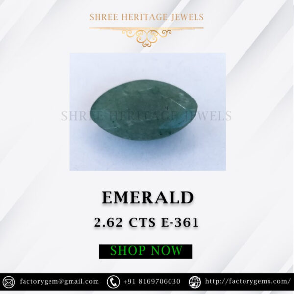 2.62 Carat Natural Emerald stone