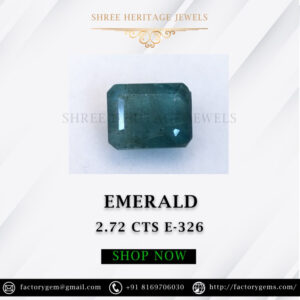 2.72 Carat Natural Emerald stone