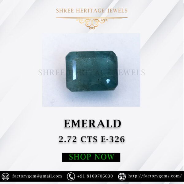 2.72 Carat Natural Emerald stone