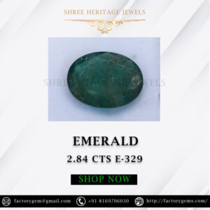 2.84 Carat Natural Emerald stone