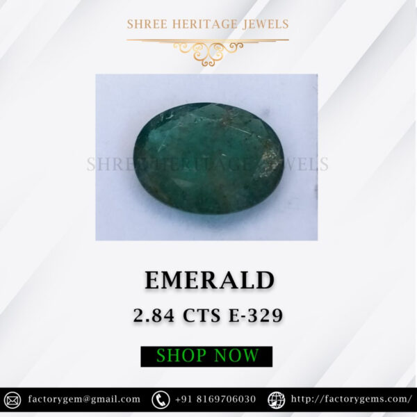 2.84 Carat Natural Emerald stone