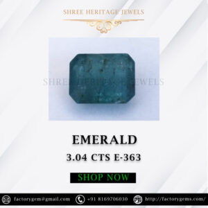 3.04 Carat Natural Emerald stone