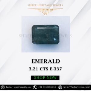 3.21 Carat Natural Emerald stone