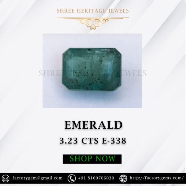 3.23 Carat Natural Emerald stone