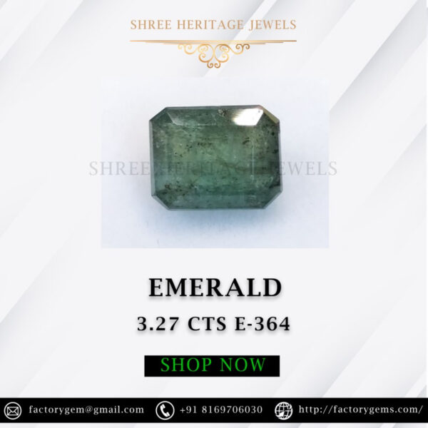 3.27 Carat Natural Emerald stone