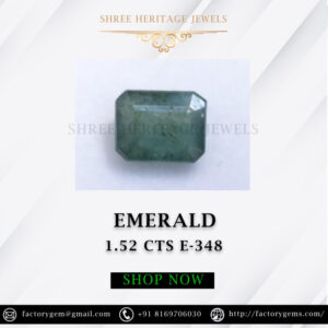 1.52 Carat Natural Emerald stone