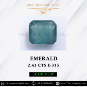 2.41 Carat Natural Emerald stone