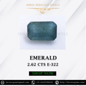 2.62 Carat Natural Emerald stone