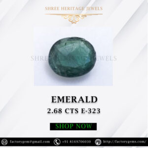2.68 Carat Natural Emerald stone