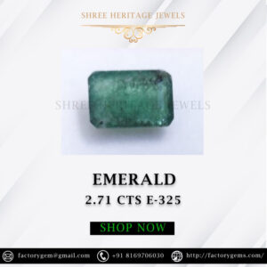 2.71 Carat Natural Emerald stone