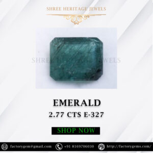 2.77 Carat Natural Emerald stone