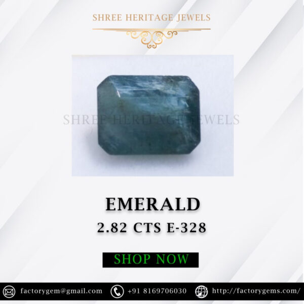 2.82 Carat Natural Emerald stone