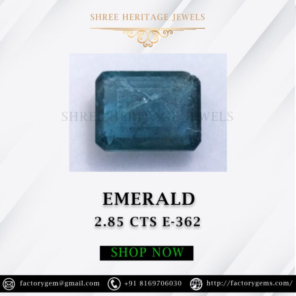 2.85 Carat Natural Emerald stone