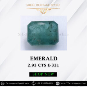 2.93 Carat Natural Emerald stone