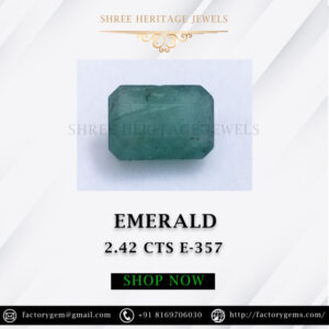 2.42 Carat Natural Emerald stone