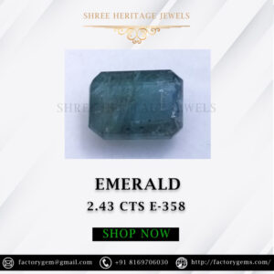 2.43 Carat Natural Emerald stone