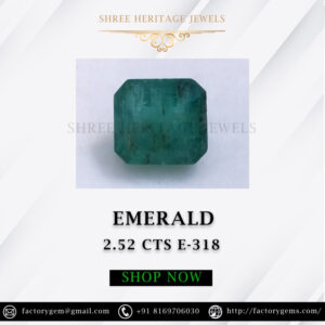 2.52 Carat Natural Emerald stone
